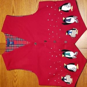 Christmas vest xl red